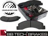 Przednie klocki + tarcze hamulcowe Ford F-350 F-450 F-550 4x4 -2004